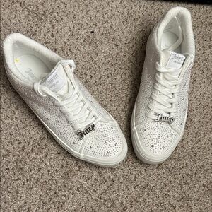 Juicy Couture Sparkling White Sneakers